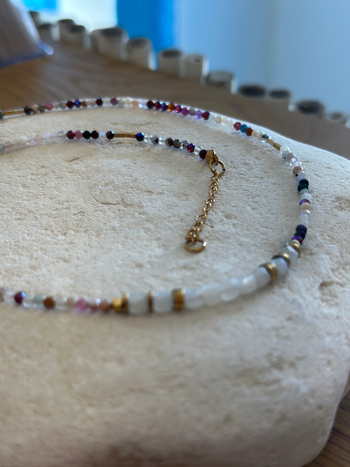 Tourmaline Moonstone Necklace