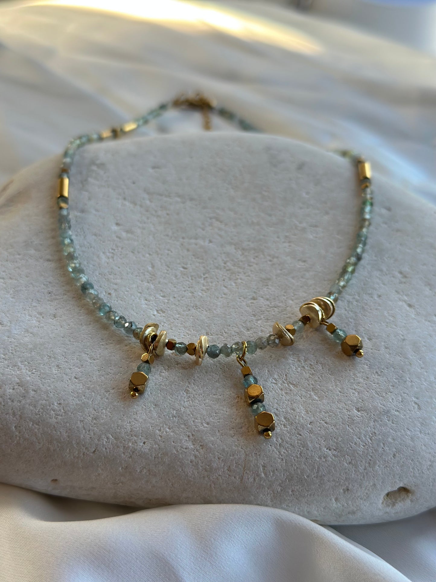Apatite Necklace with pendants