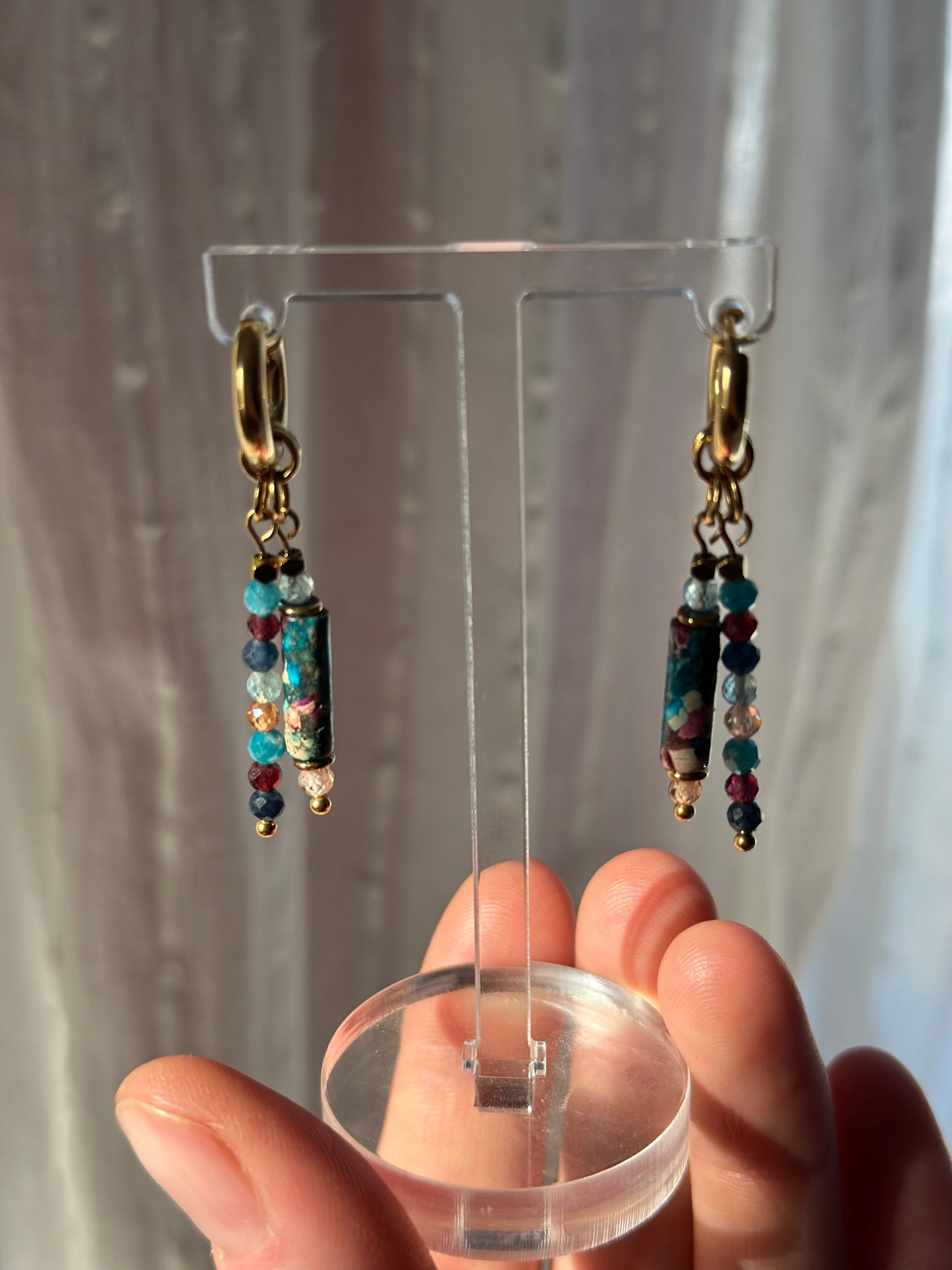 Mixed stones Earrings