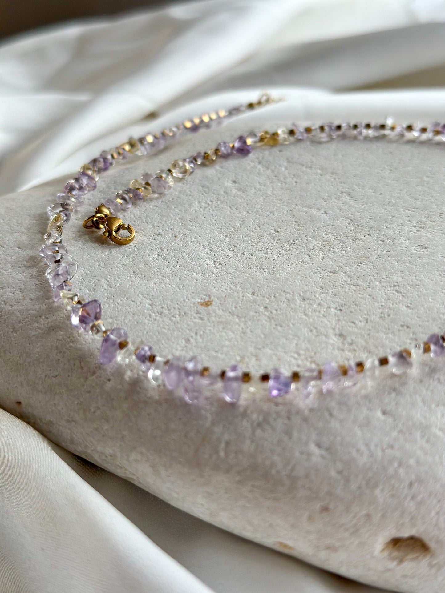 ALESSIA NECKLACE Amethyst