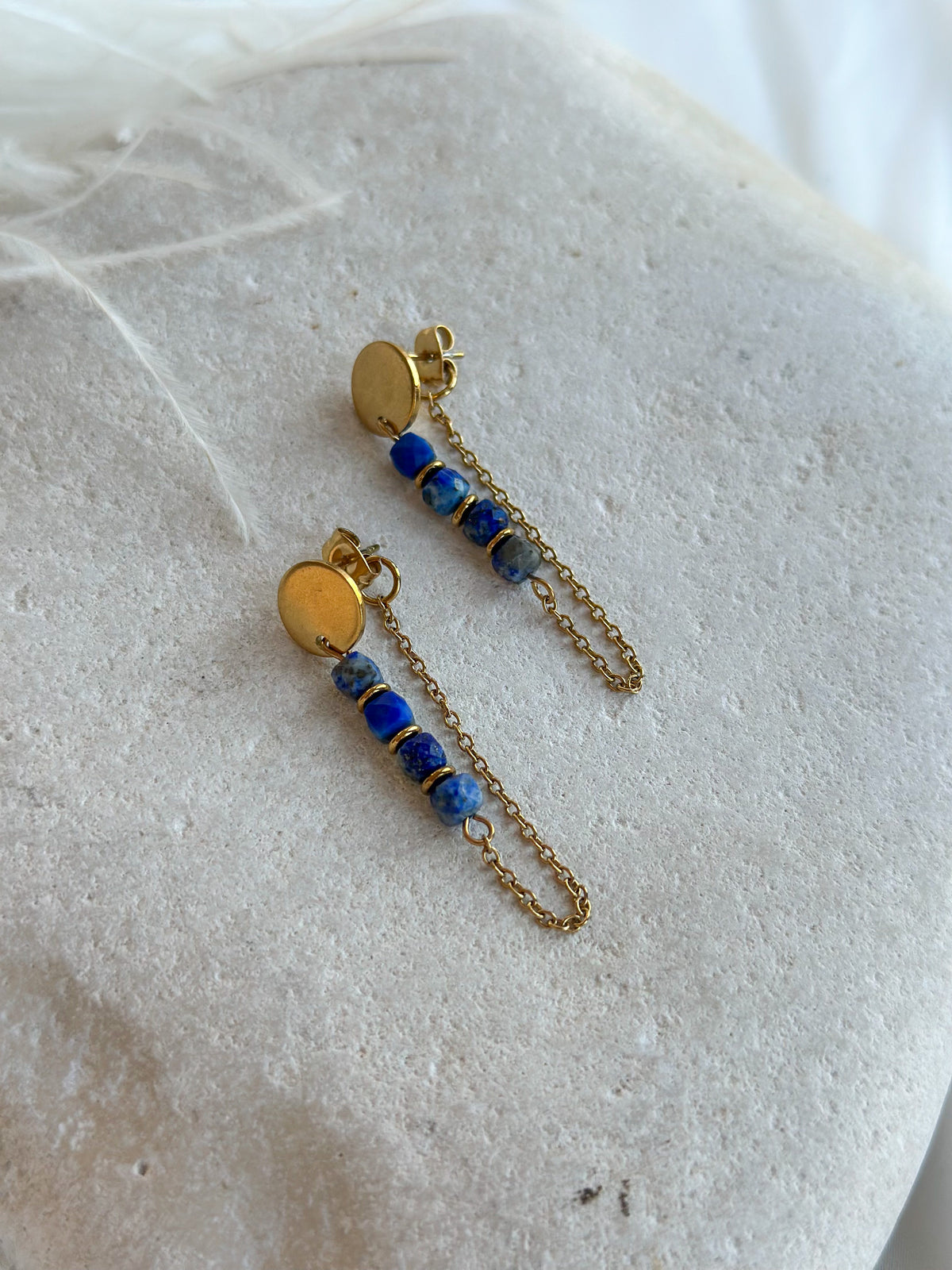 CALISTA EARRINGS                            Lapis Lazuli