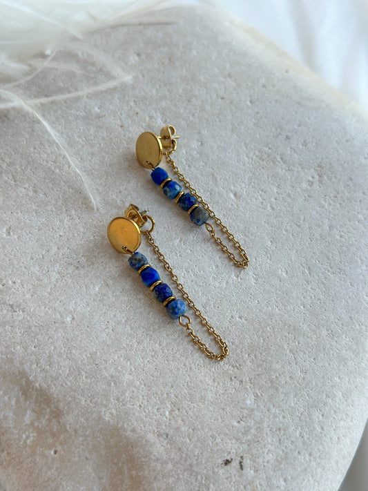 CALISTA EARRINGS                            Lapis Lazuli