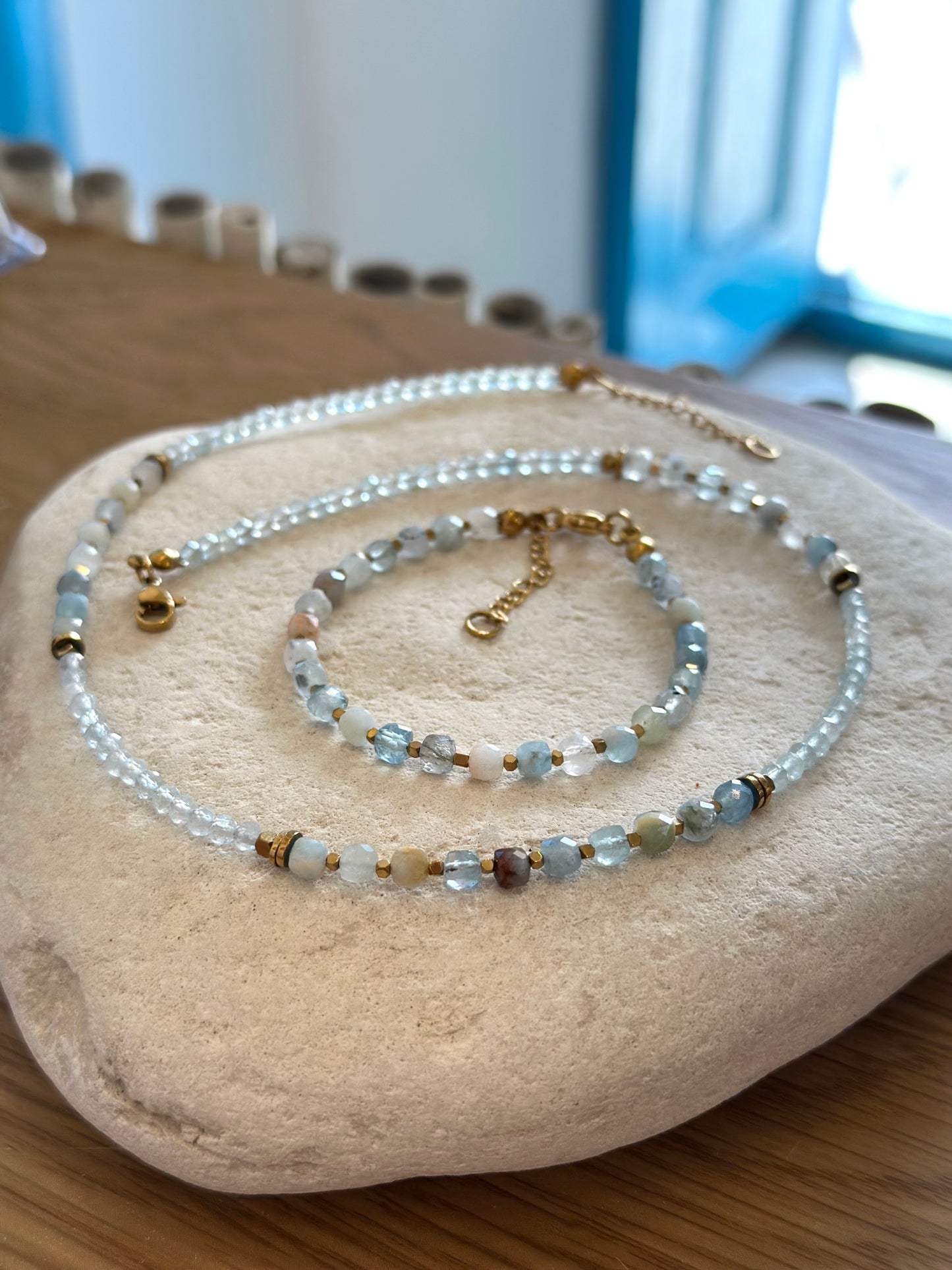 Aquamarine bracelet