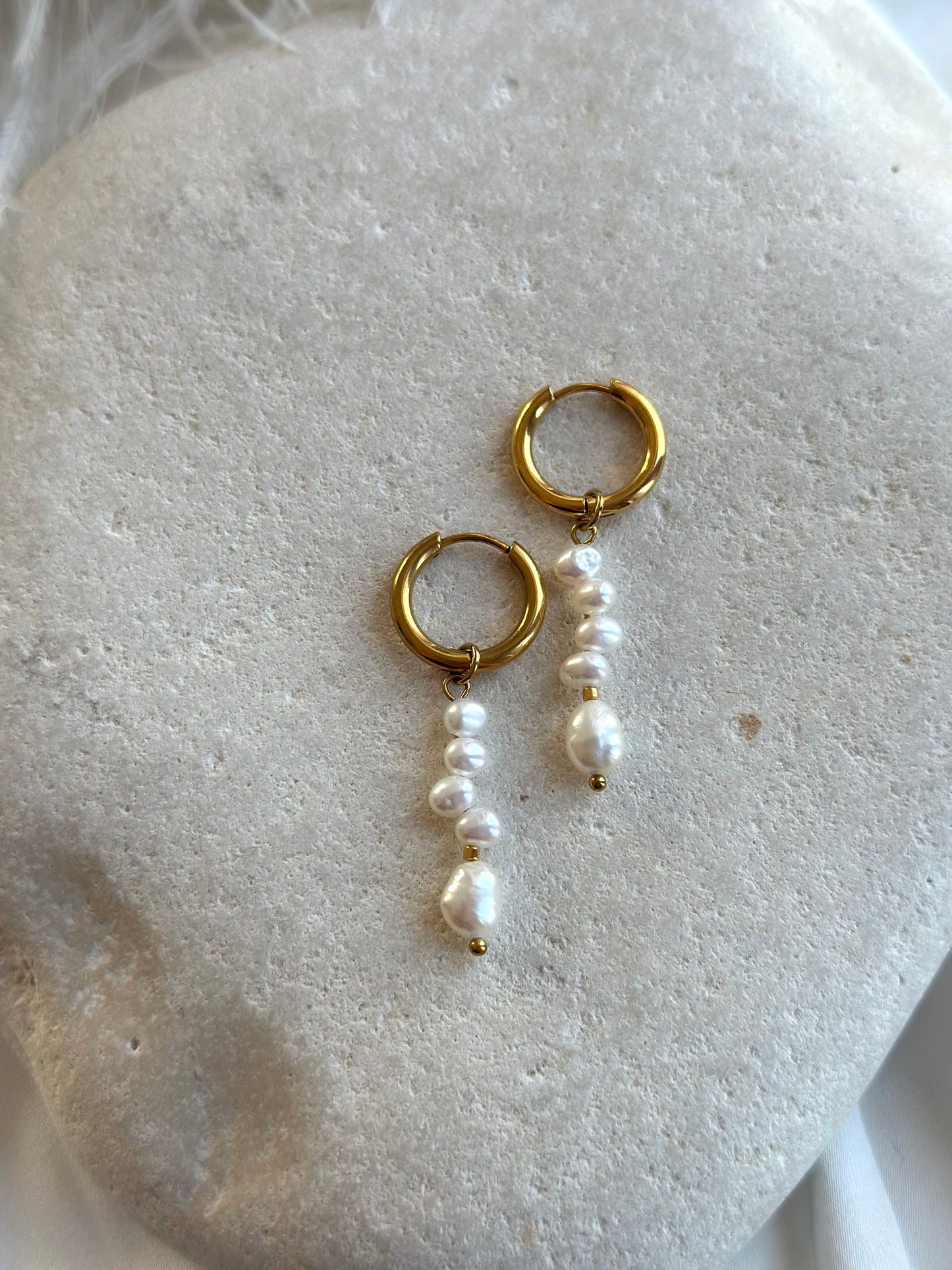Irregular Pearl Earrings