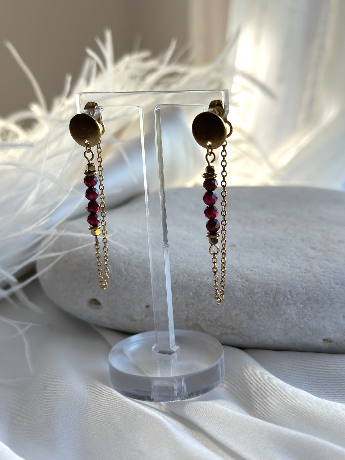 Garnet Earrings