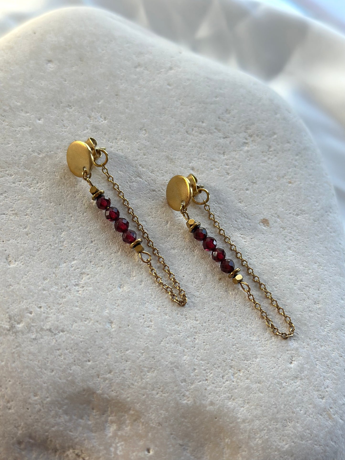 Garnet Earrings