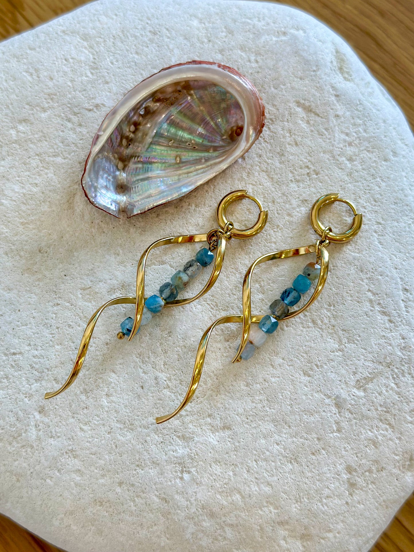 EMILIA EARRINGS         Aquamarine