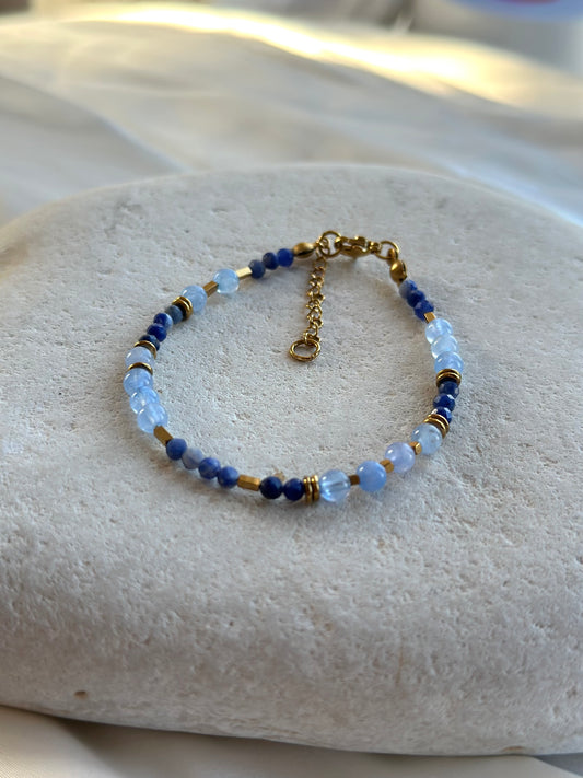 Sodalite Aquamarine Bracelet