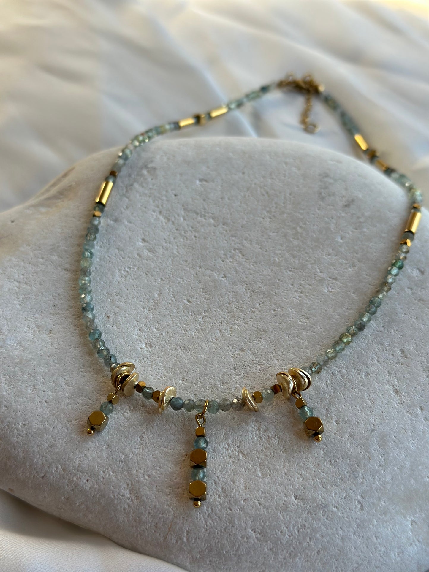 Apatite Necklace with pendants