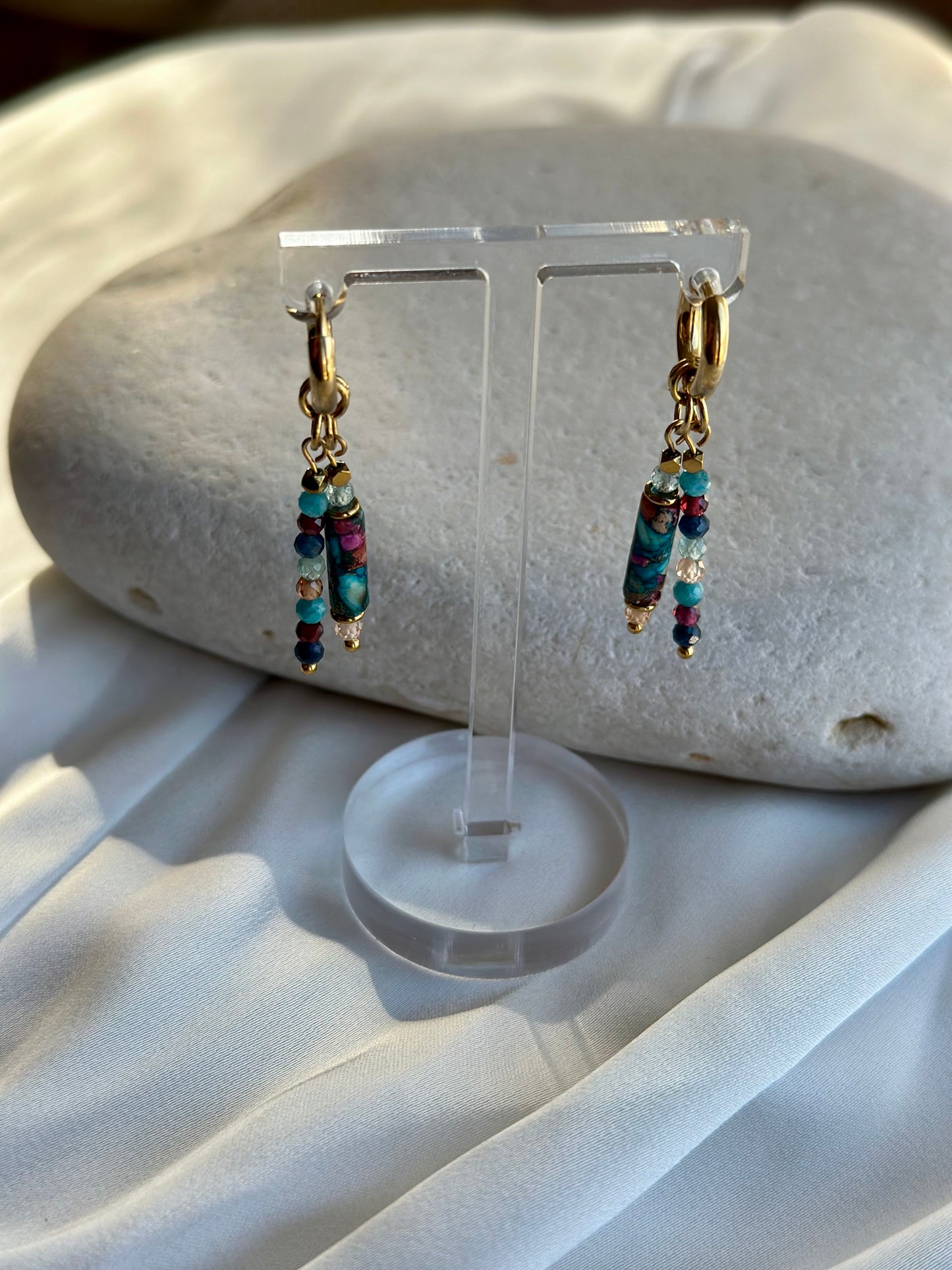Mixed stones Earrings