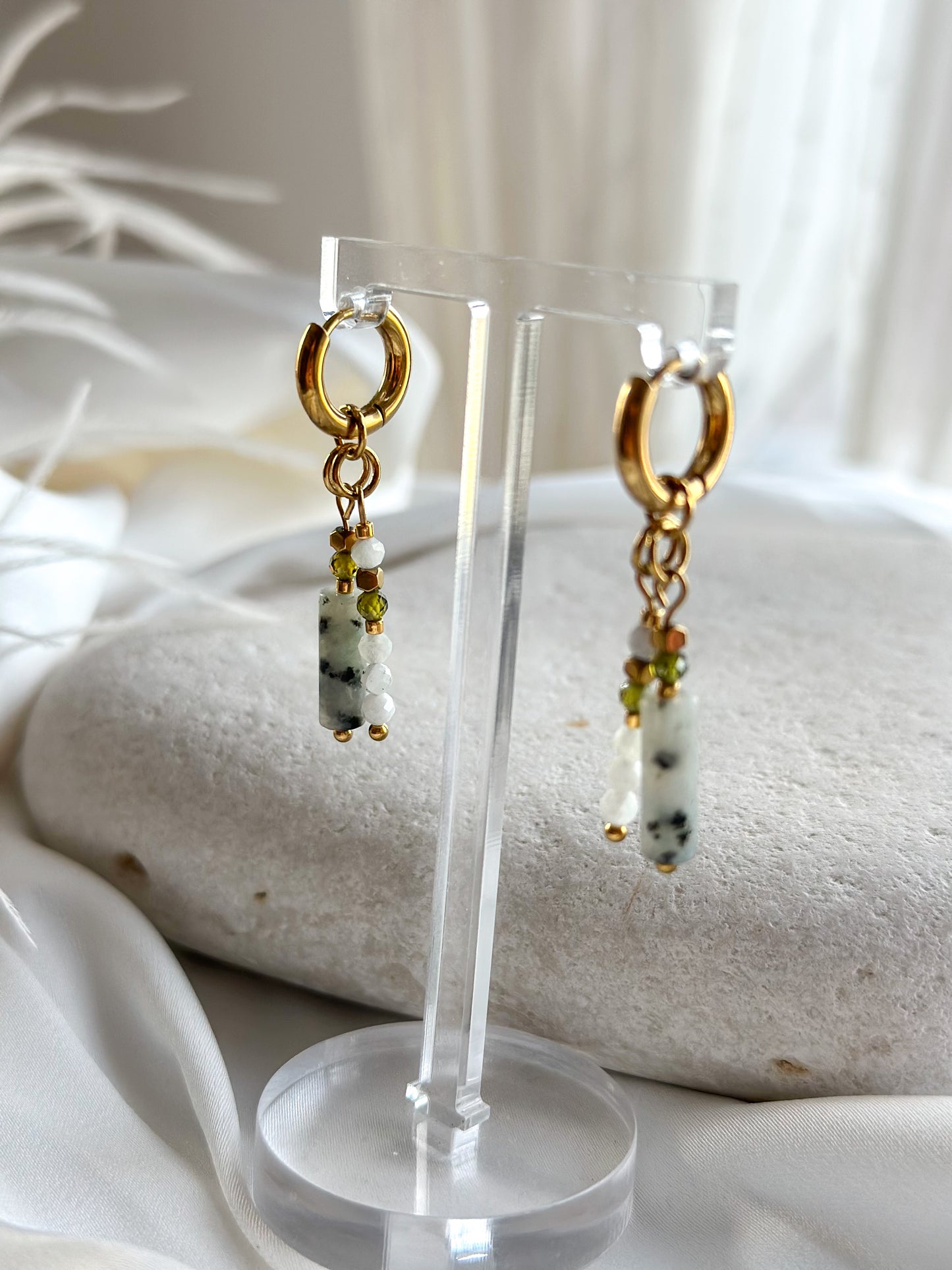 LYRA EARRINGS                       Jade
