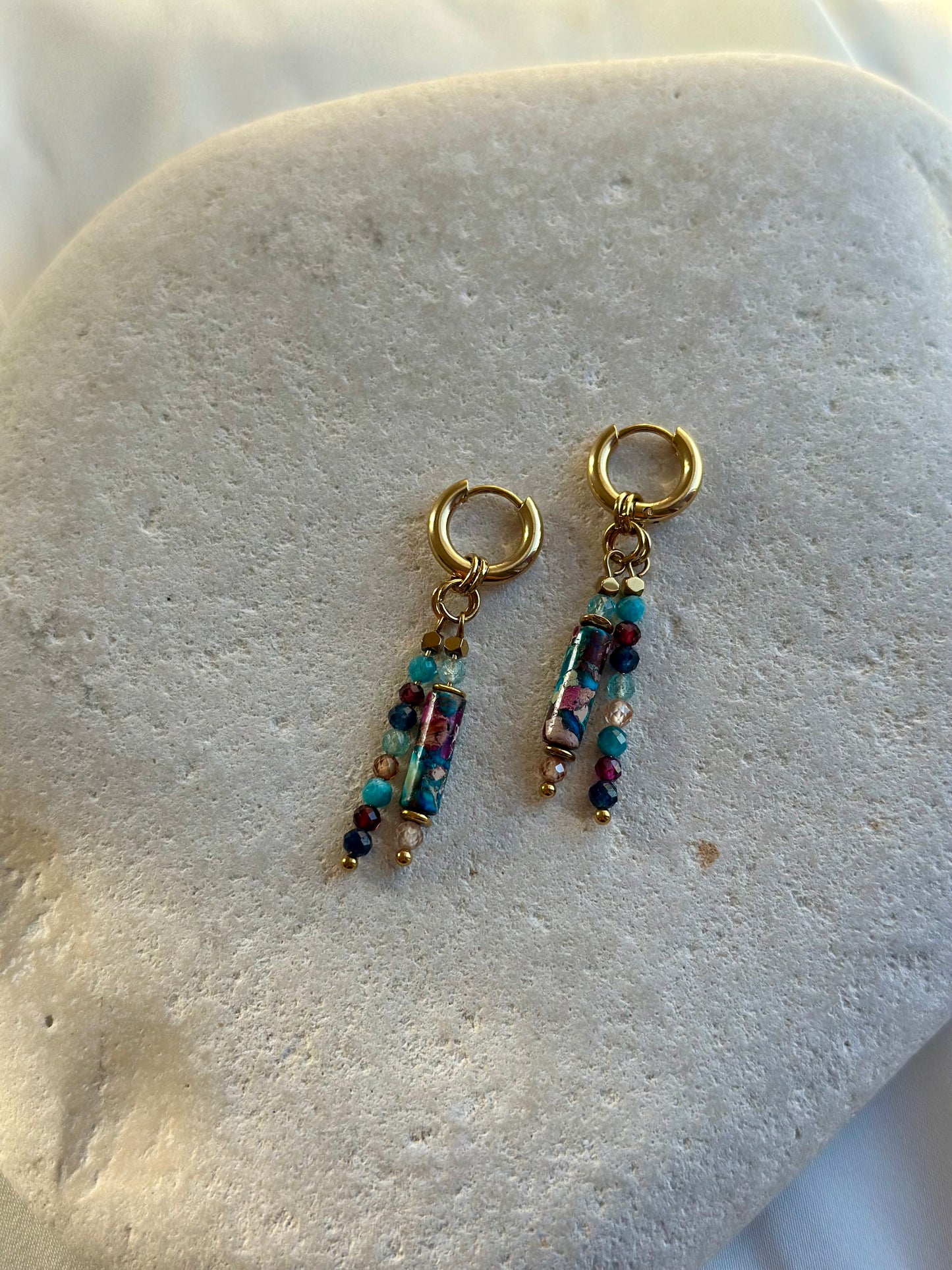 Mixed stones Earrings
