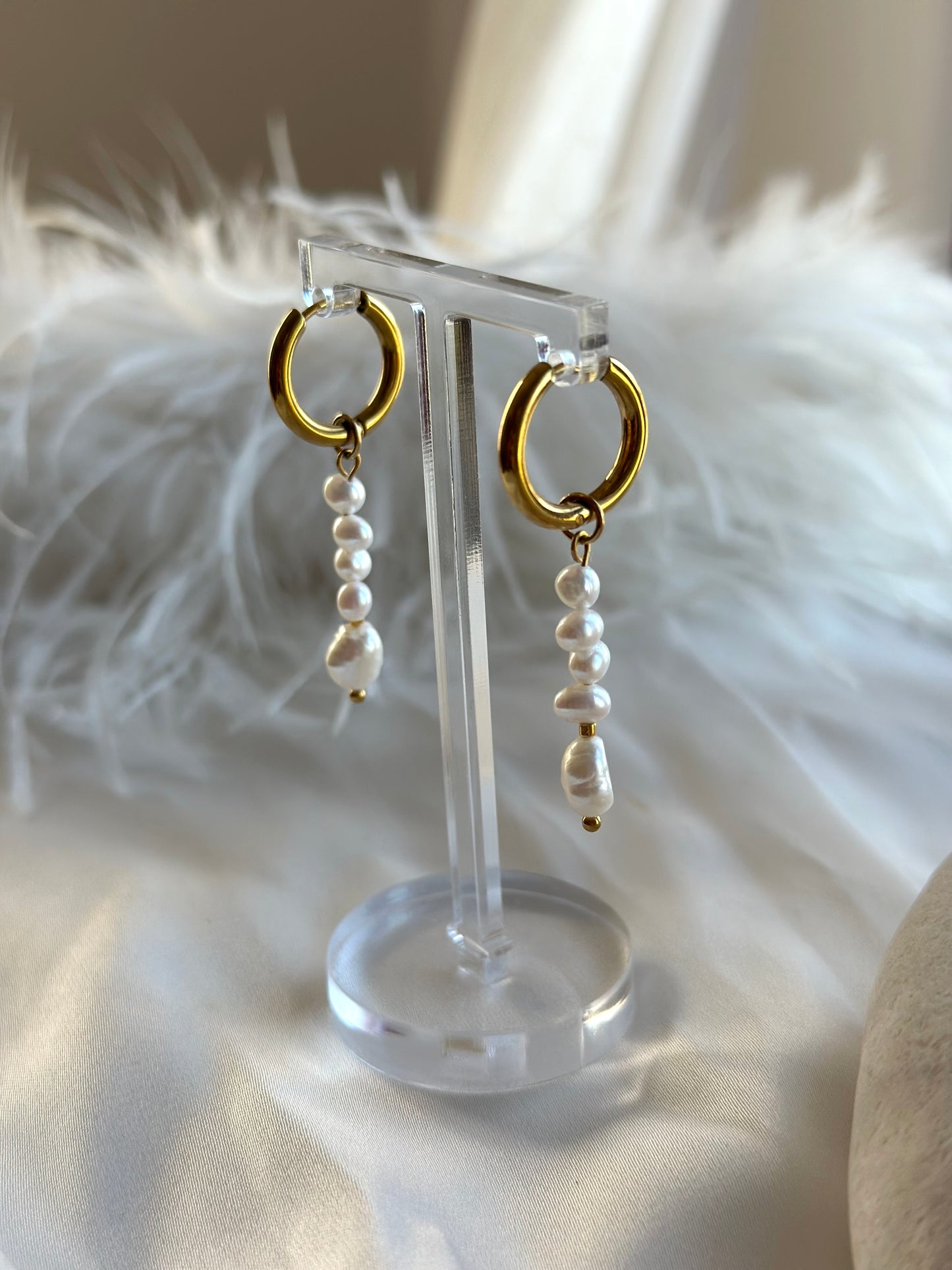 Irregular Pearl Earrings