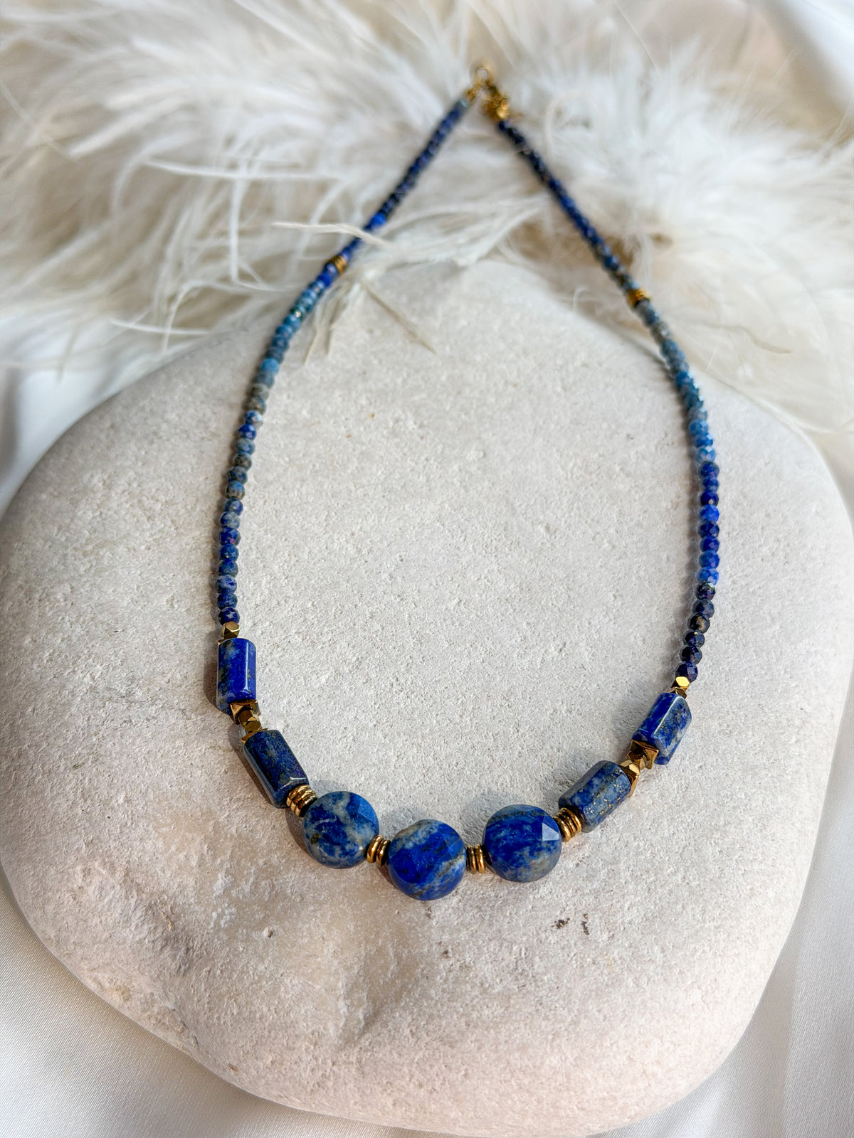 ATHENA NECKLACE                            Lapis Lazuli