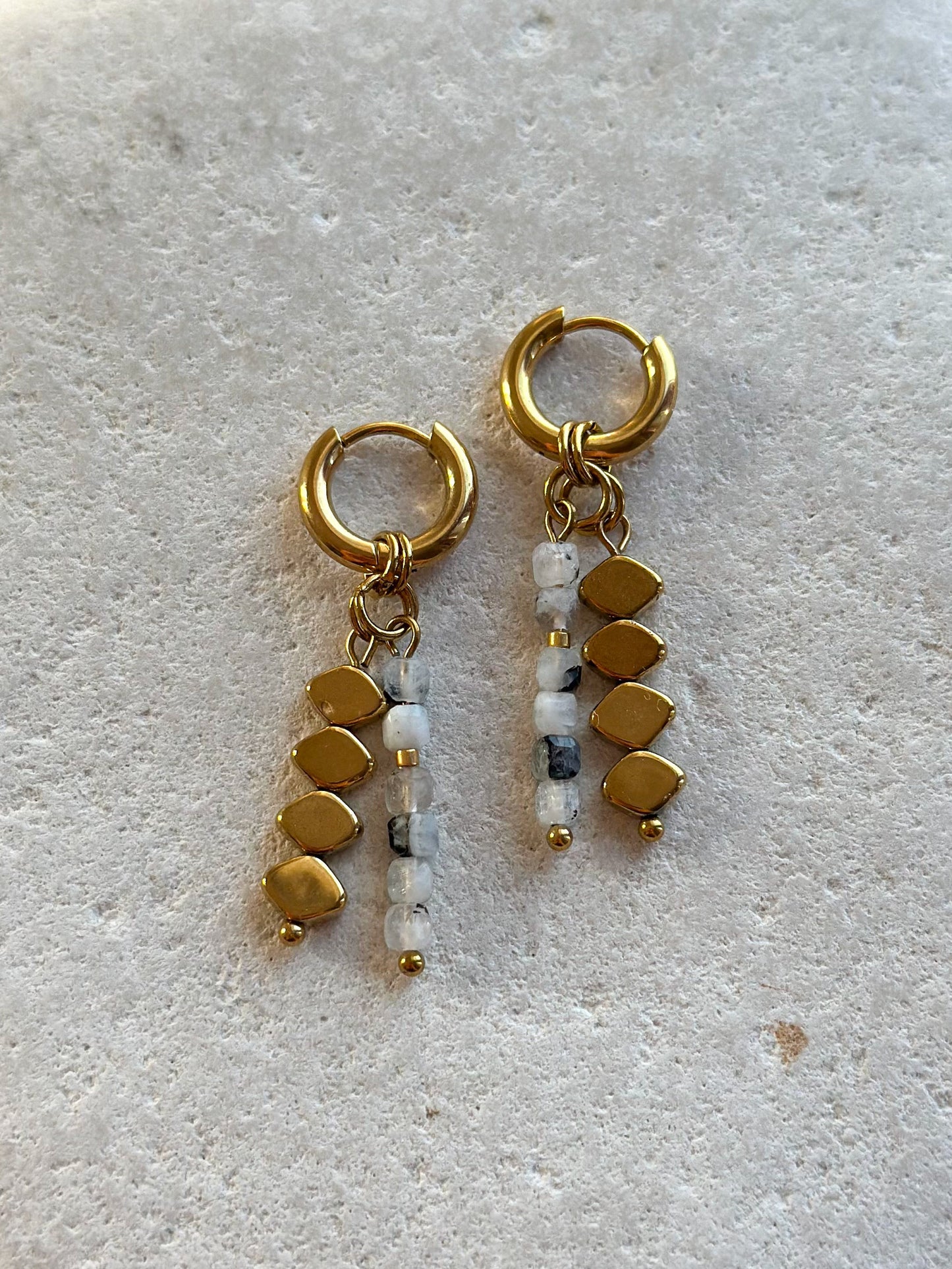 NOELLE EARRINGS        Moonstone