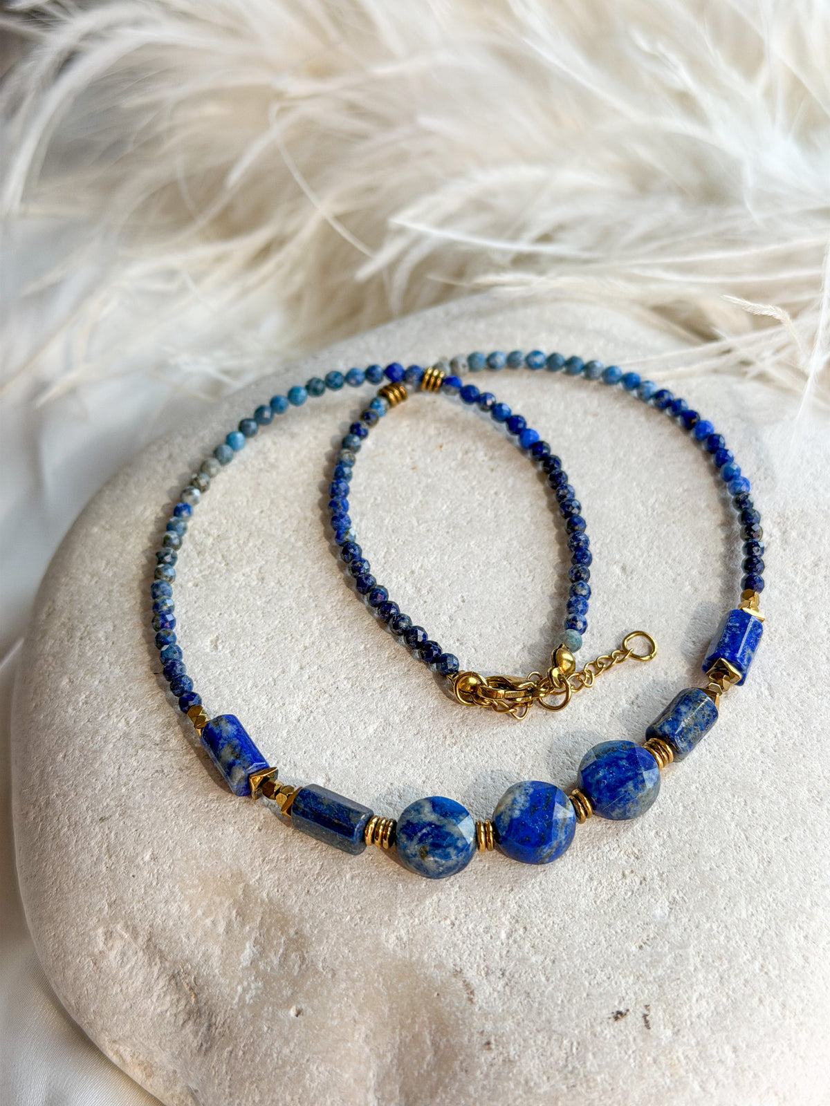ATHENA NECKLACE                            Lapis Lazuli