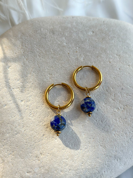 ATHENA EARRINGS                             Lapis Lazuli