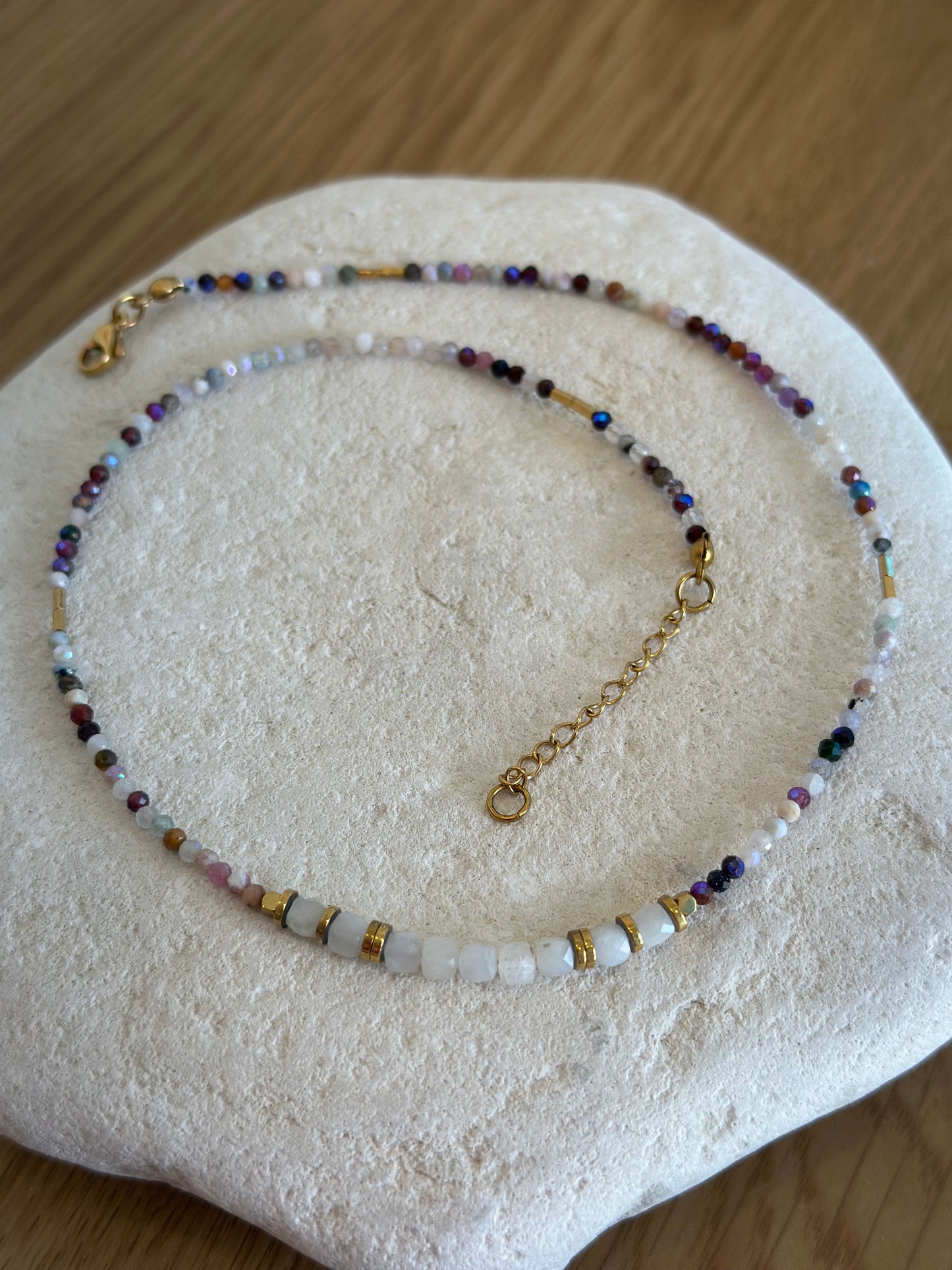 Tourmaline Moonstone Necklace