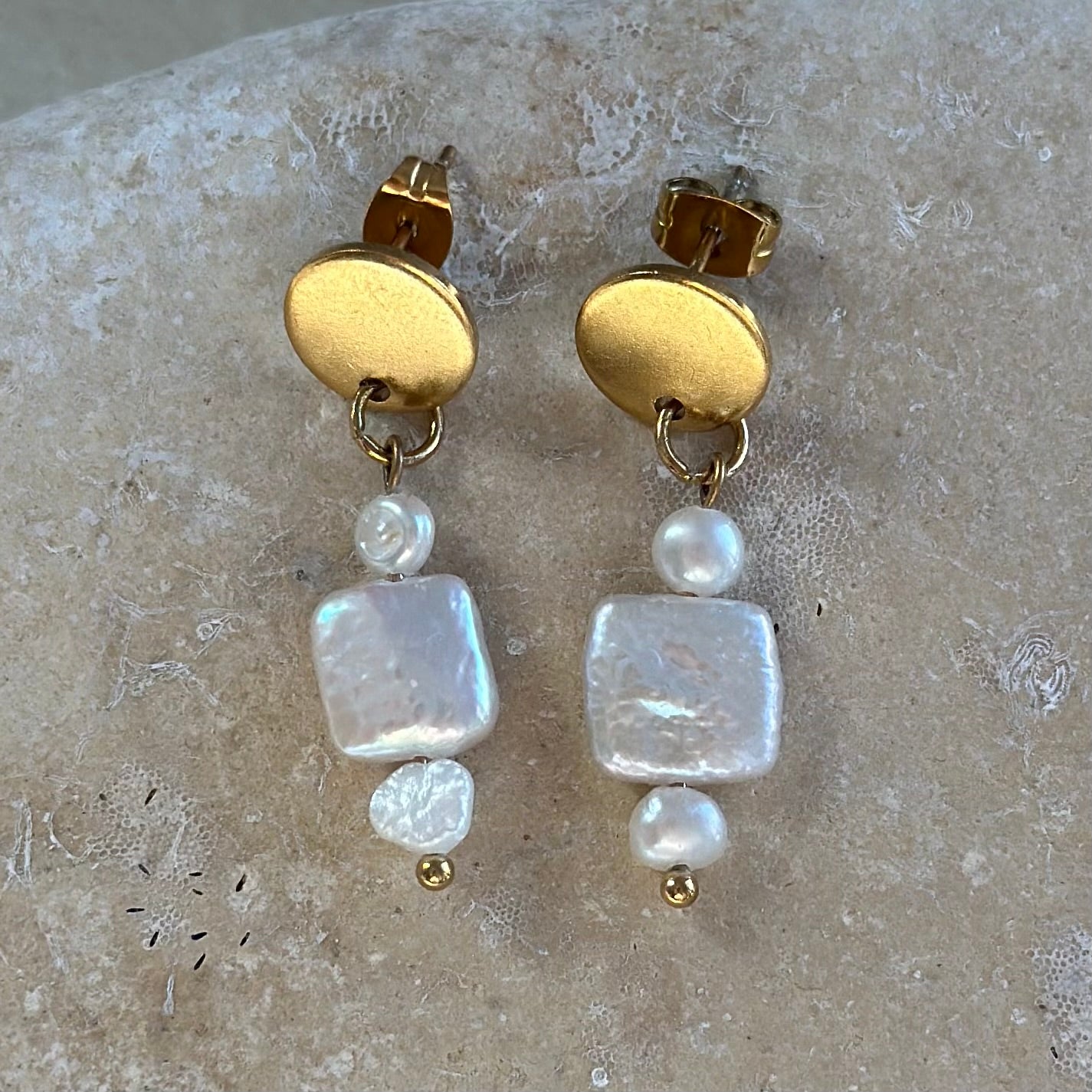 Perlenohrringe Aphrodite