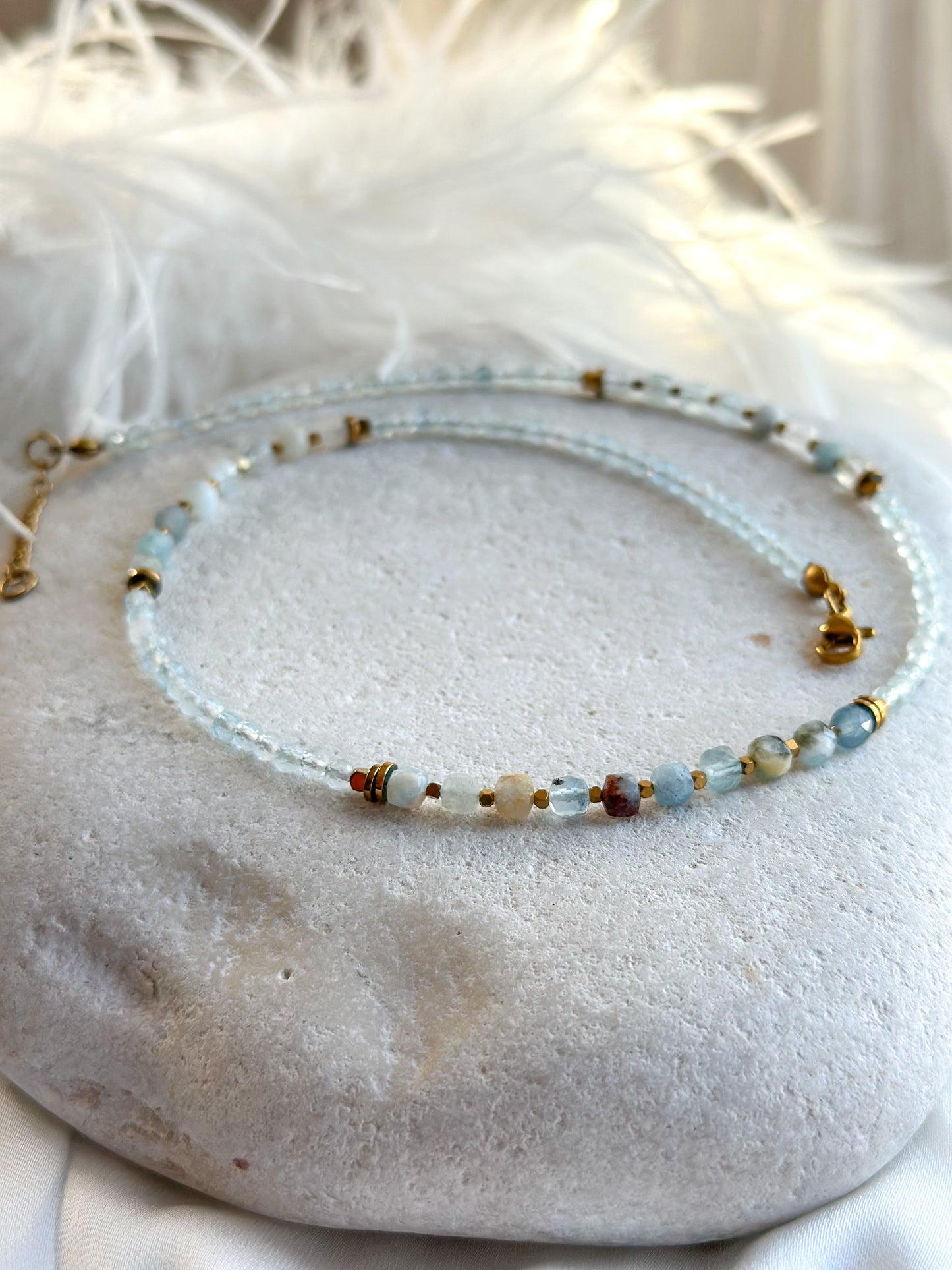 CALISTA NECKLACE    Aquamarine