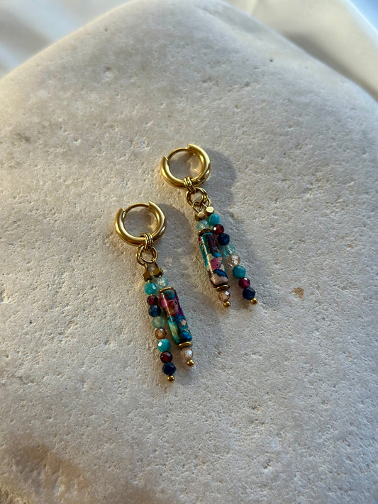 Mixed stones Earrings