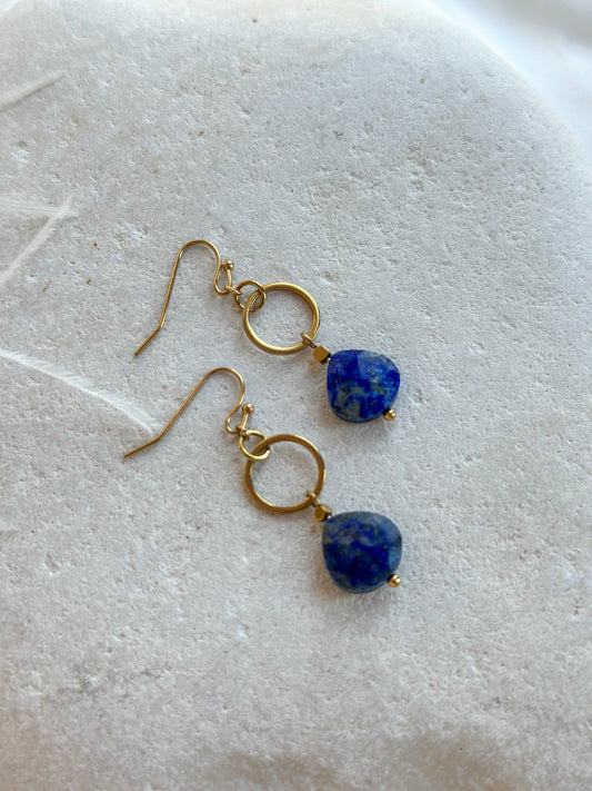 NAIA EARRINGS             Lapis Lazuli