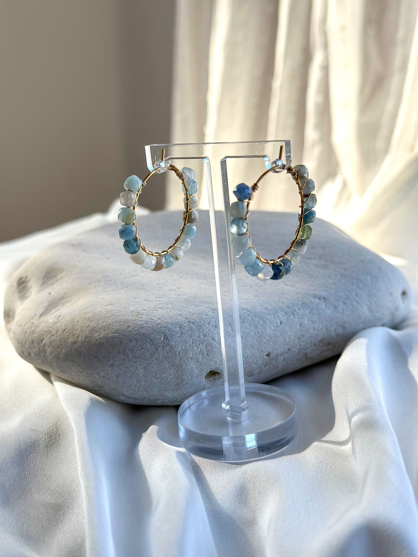 CALISTA HOOPS           Aquamarine