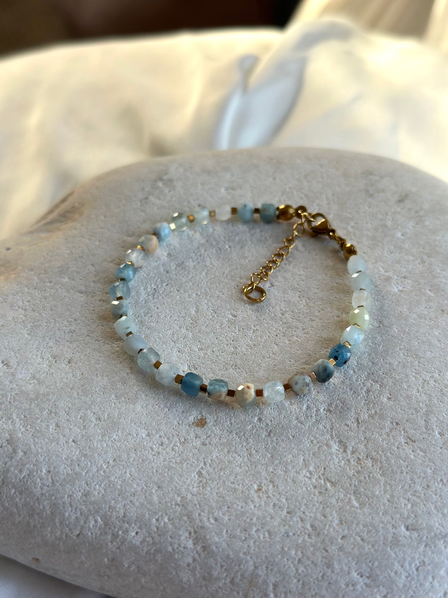 Aquamarine bracelet