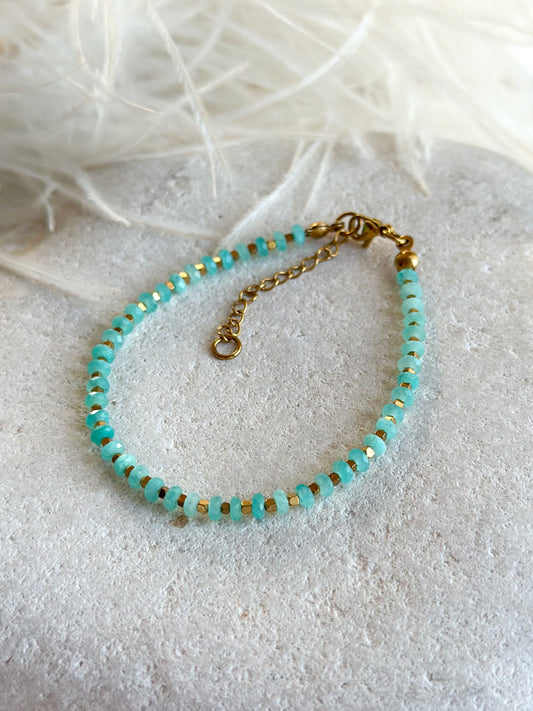 EVELIA BRACELET          Amazonite