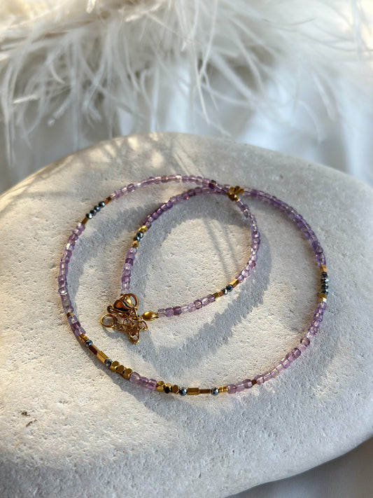 ZOE NECKLACE                                  Amethyst