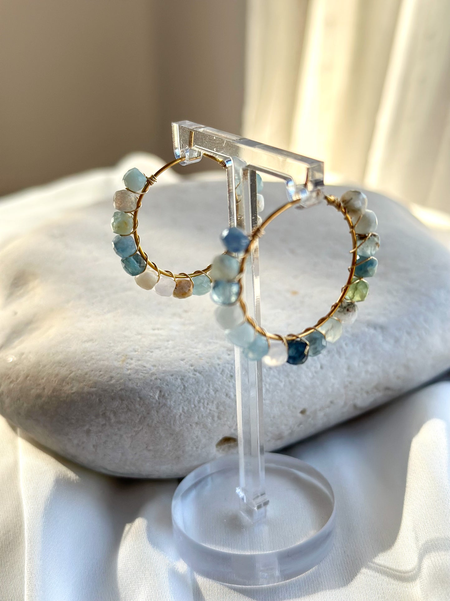 CALISTA HOOPS           Aquamarine