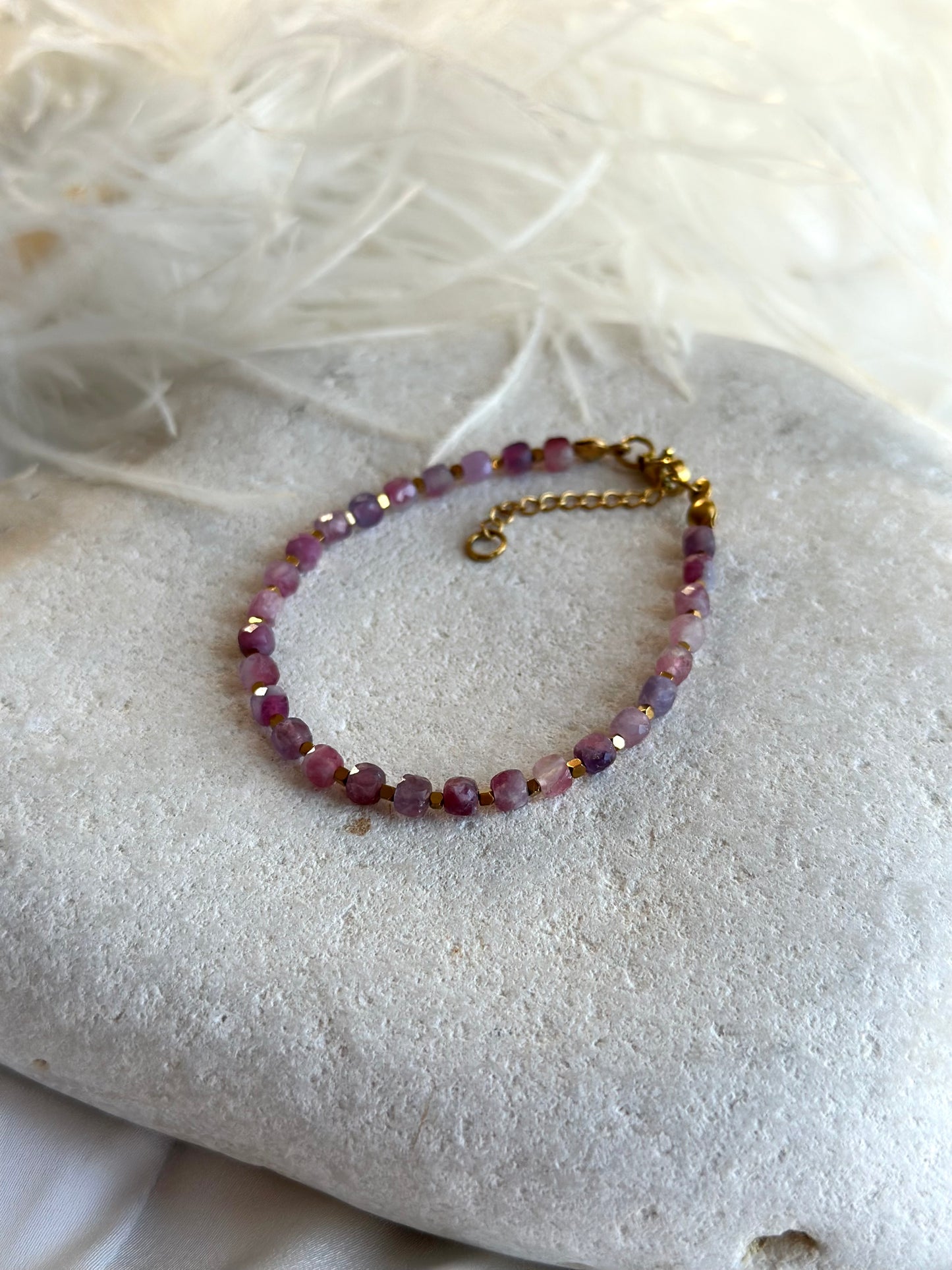 Rubellit Tourmaline Bracelet