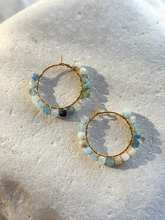 CALISTA HOOPS           Aquamarine