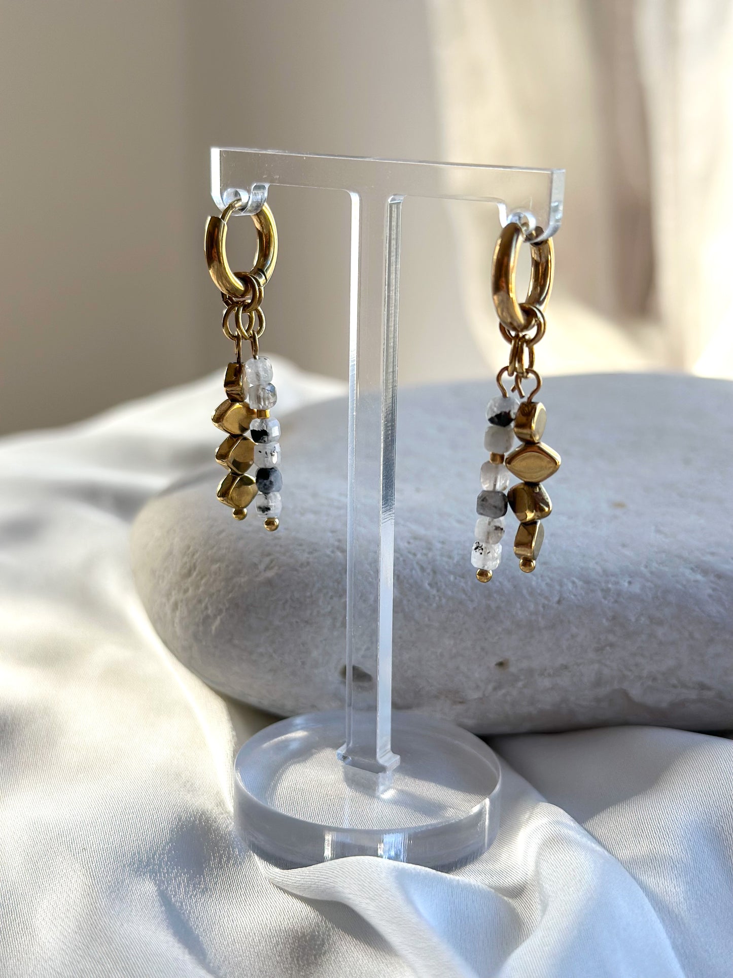NOELLE EARRINGS        Moonstone