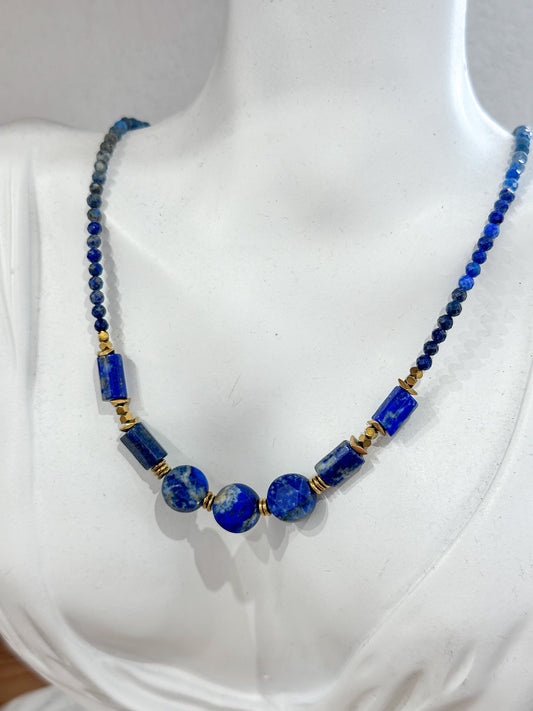 ATHENA NECKLACE                            Lapis Lazuli