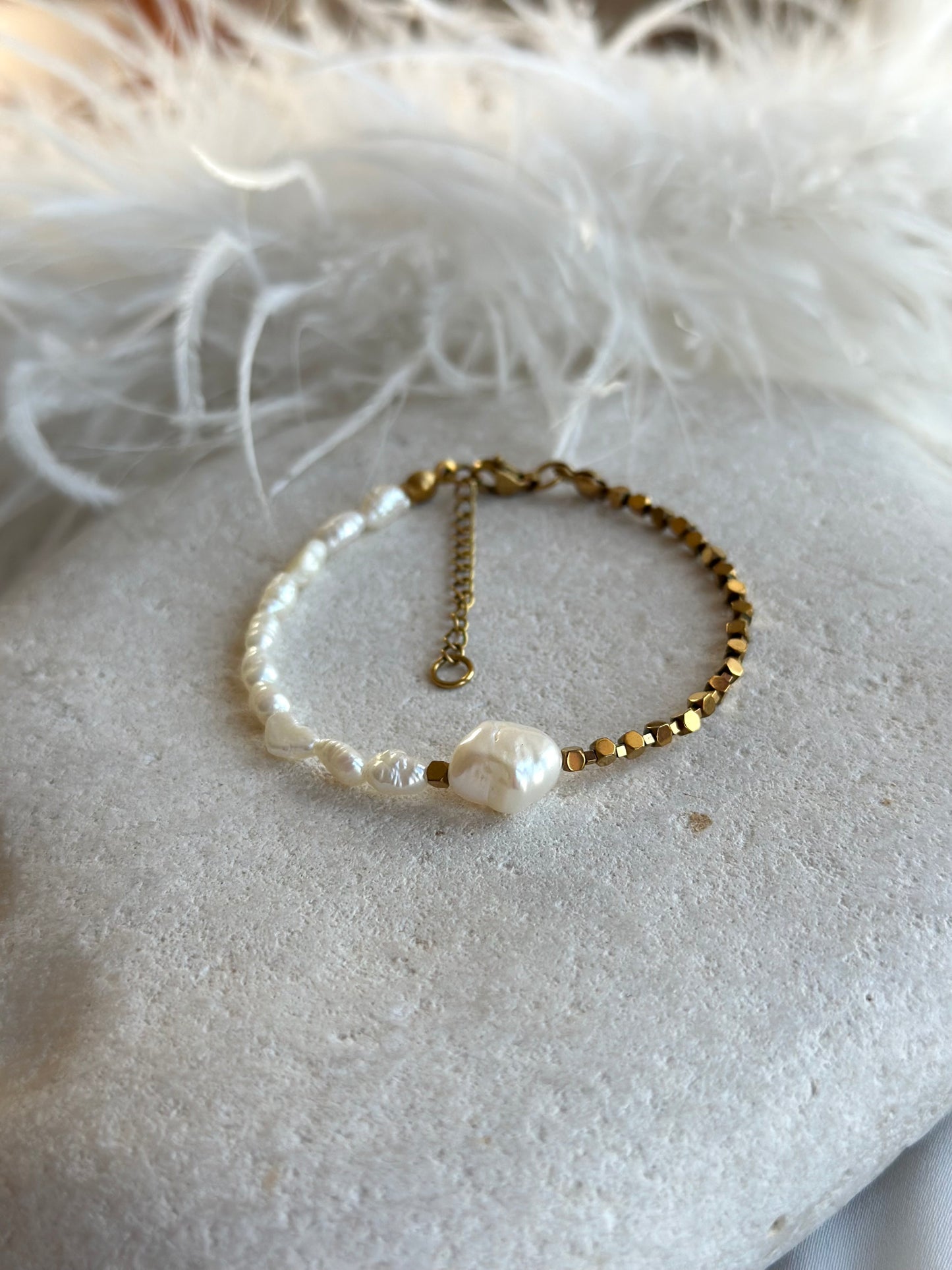 Hämatit-Perlenarmband