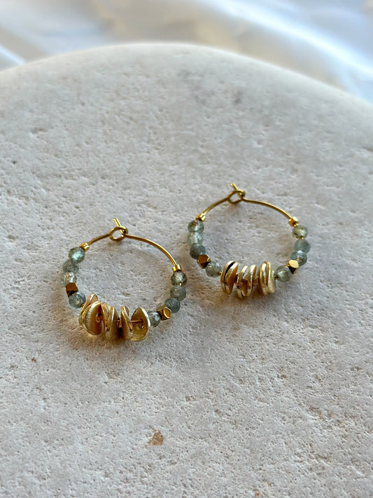 THEA EARRINGS                   Apatite