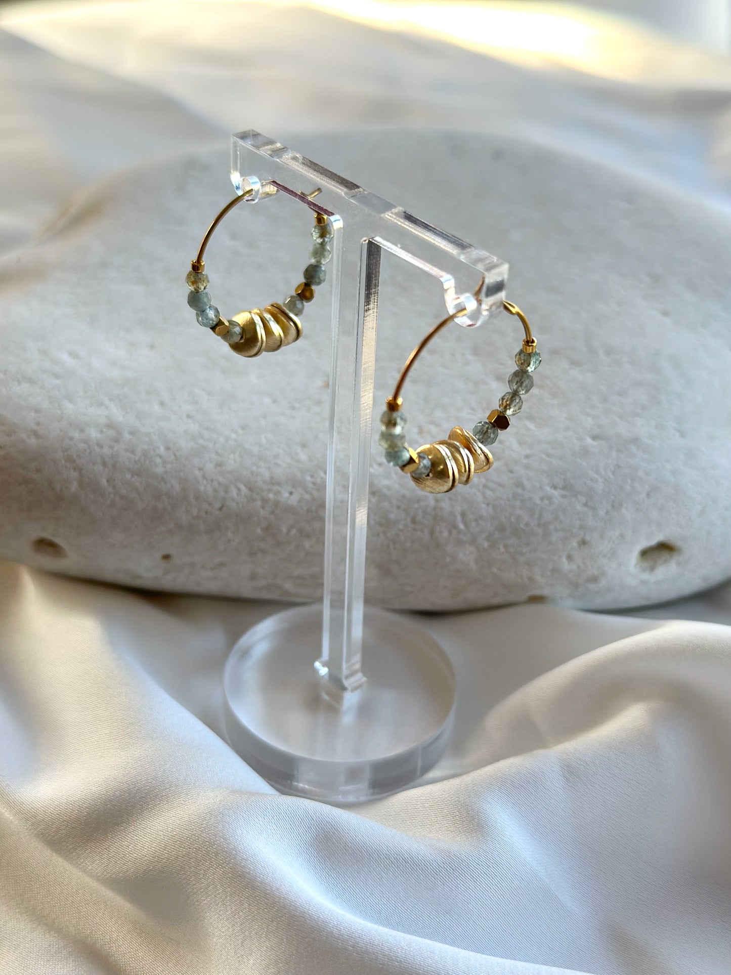 THEA EARRINGS                   Apatite