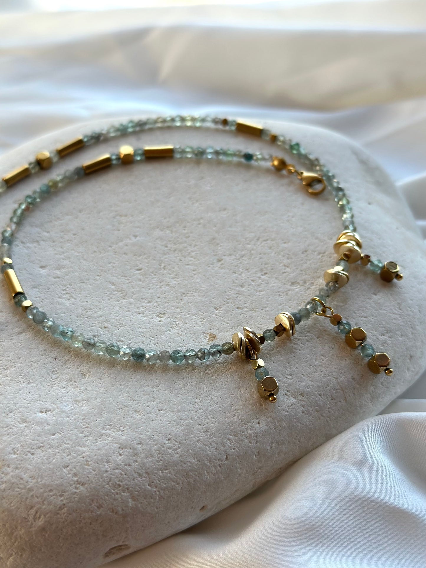 Apatite Necklace with pendants