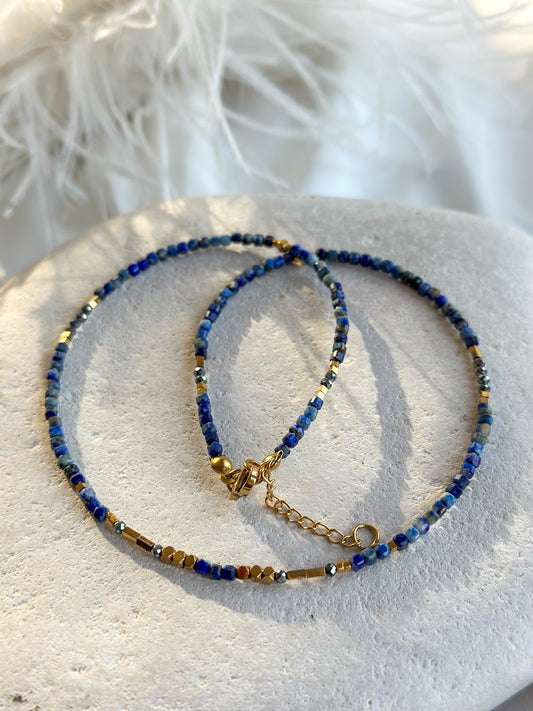 ZOE NECKLACE                                  Lapis Lazuli