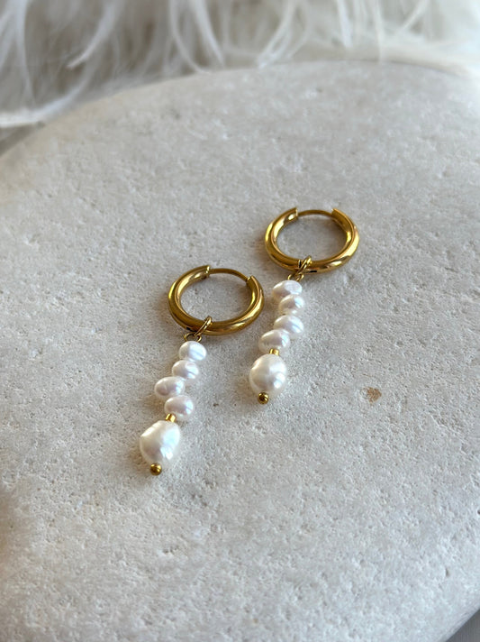 Irregular Pearl Earrings