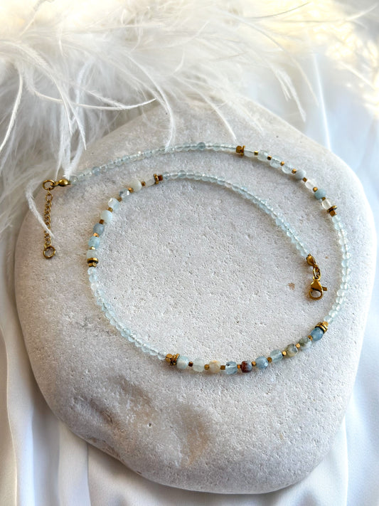 CALISTA NECKLACE    Aquamarine