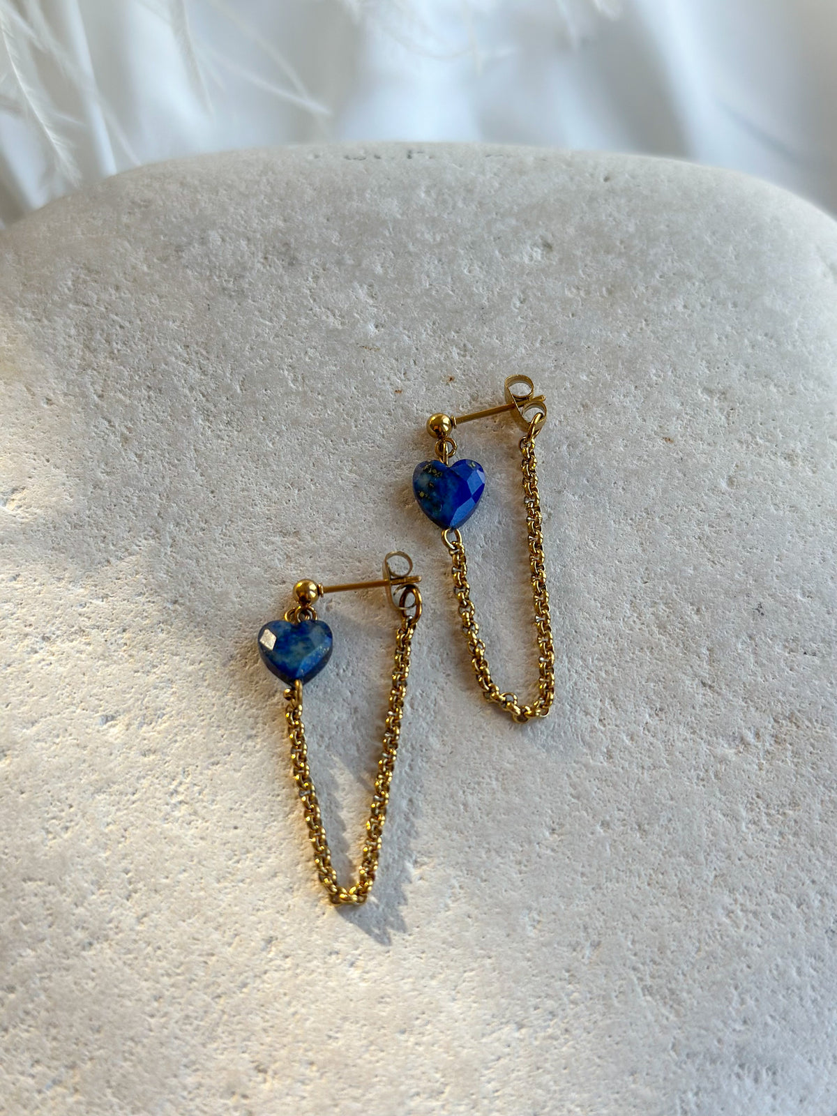 FENIA EARRINGS                               Lapis Lazuli