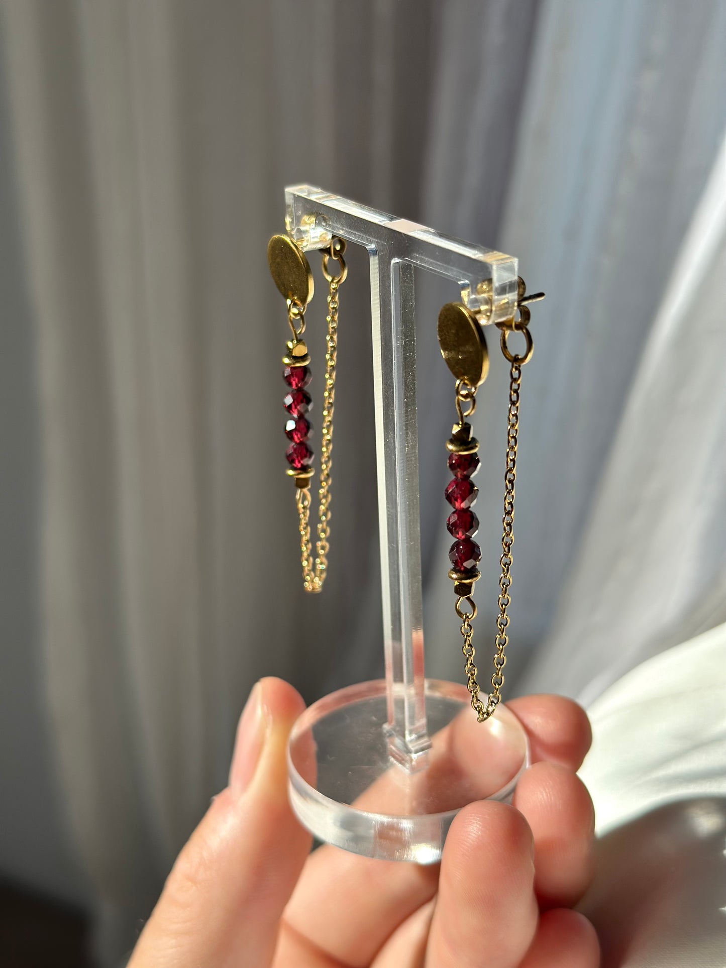 Garnet Earrings