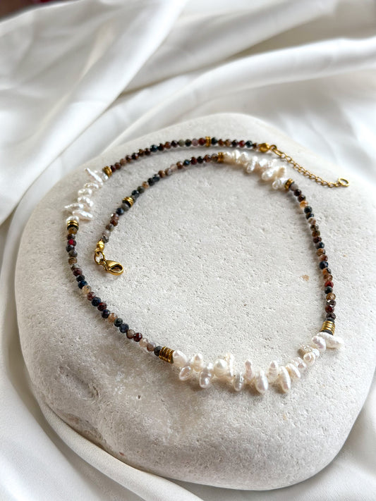 CELESTE NECKLACE        Pietersite