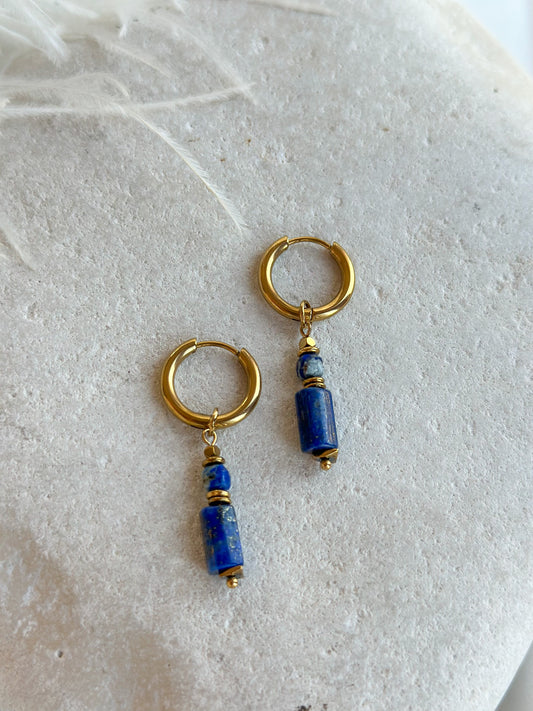 HELENA EARRINGS        Lapis Lazuli