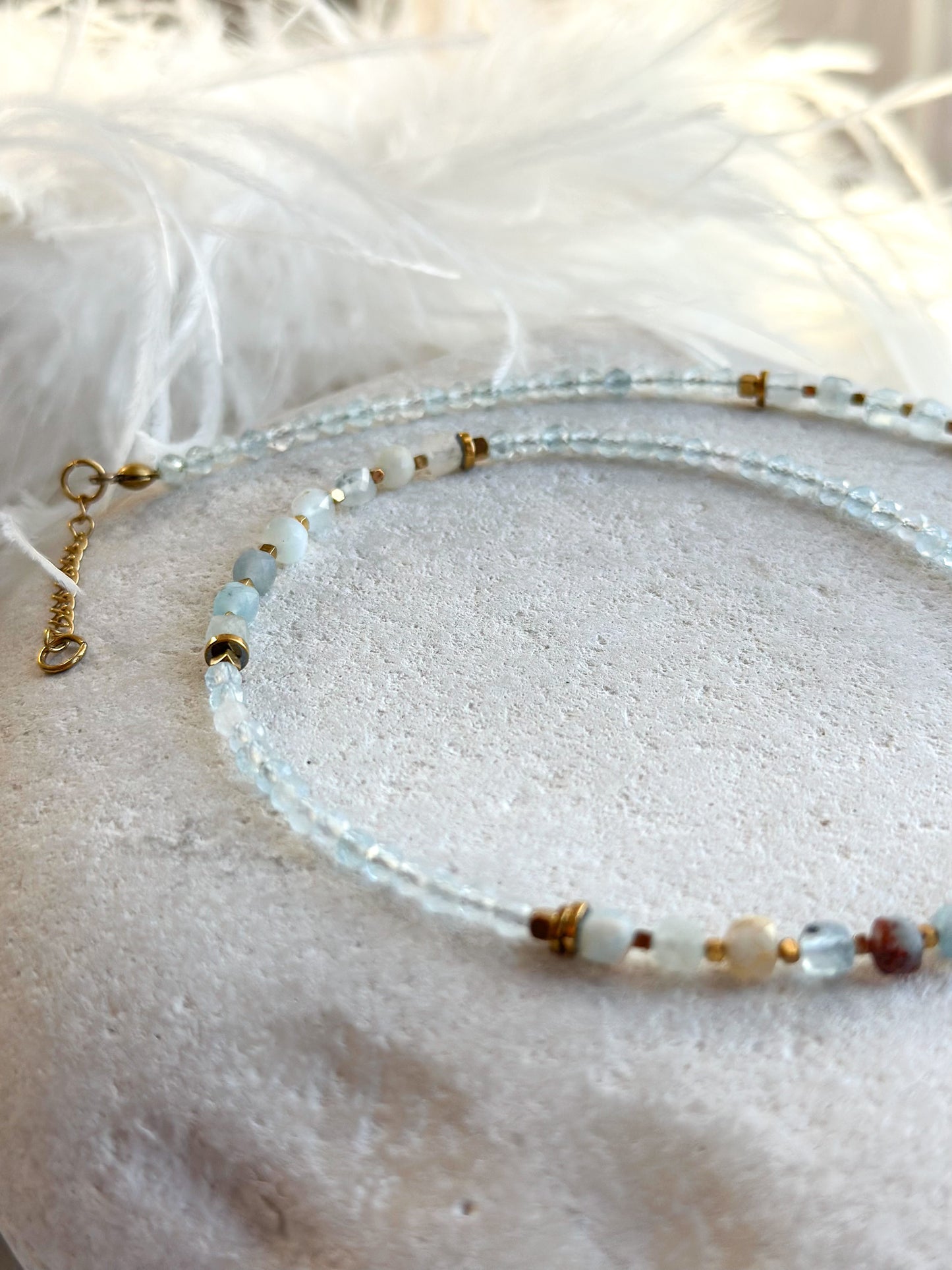 CALISTA NECKLACE    Aquamarine